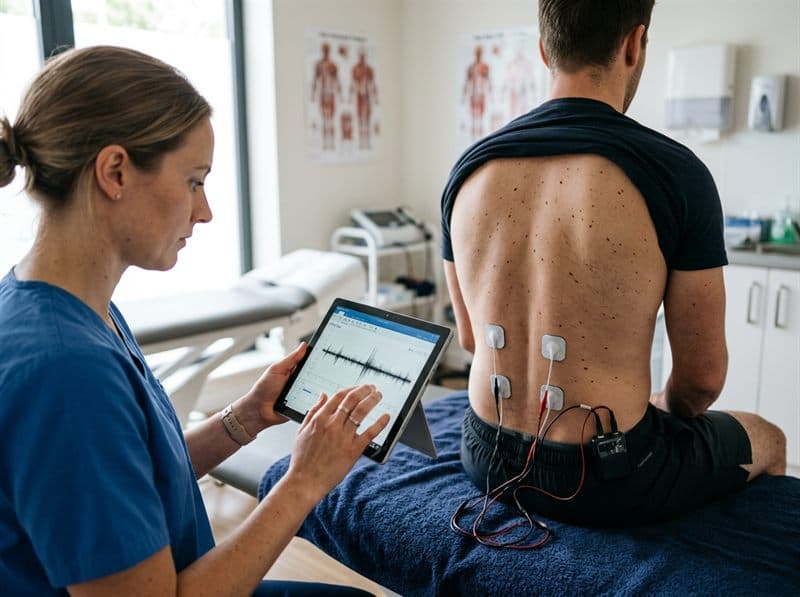 Biofeedback con electromiografía de superficie en osteopatía en Monforte de Lemos