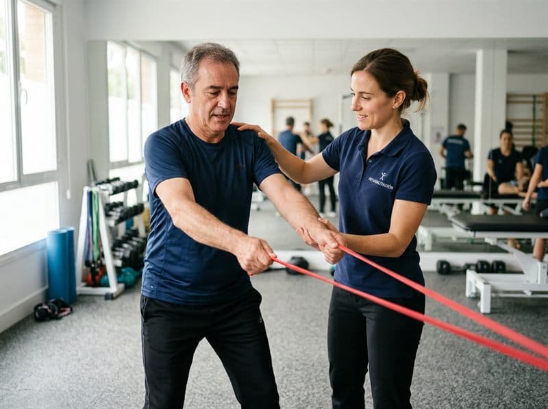 Ejercicio terapéutico en fisioterapia en Monforte de Lemos