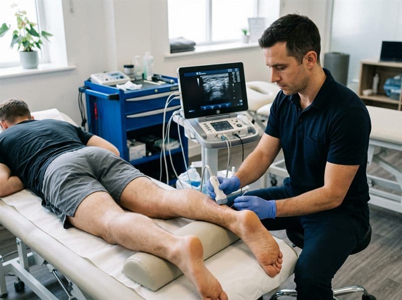 Electrólisis percutánea intratisular en osteopatía en Monforte de Lemos
